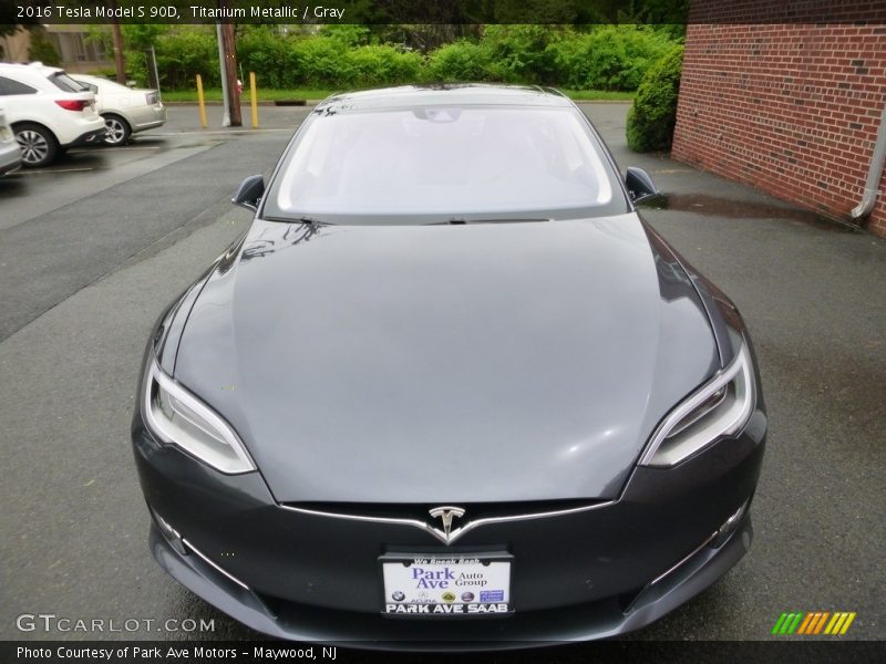 Titanium Metallic / Gray 2016 Tesla Model S 90D