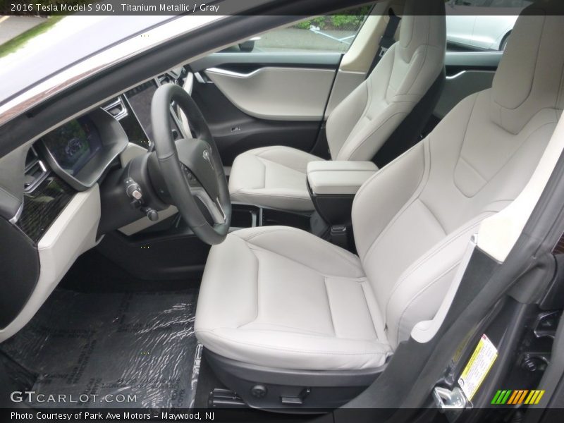  2016 Model S 90D Gray Interior