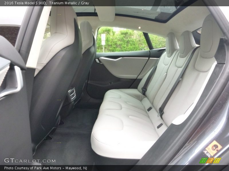Rear Seat of 2016 Model S 90D