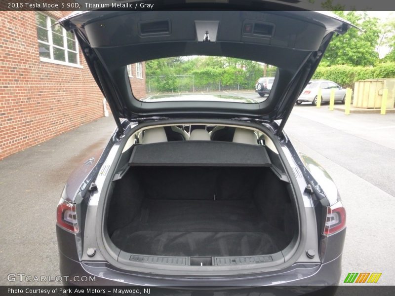  2016 Model S 90D Trunk