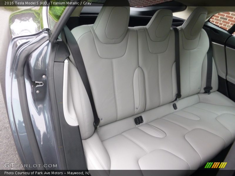 Rear Seat of 2016 Model S 90D