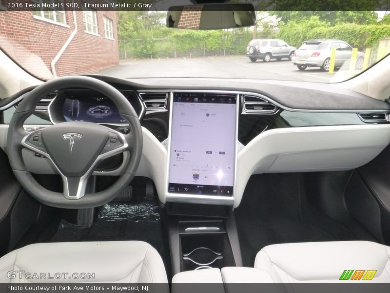 Dashboard of 2016 Model S 90D