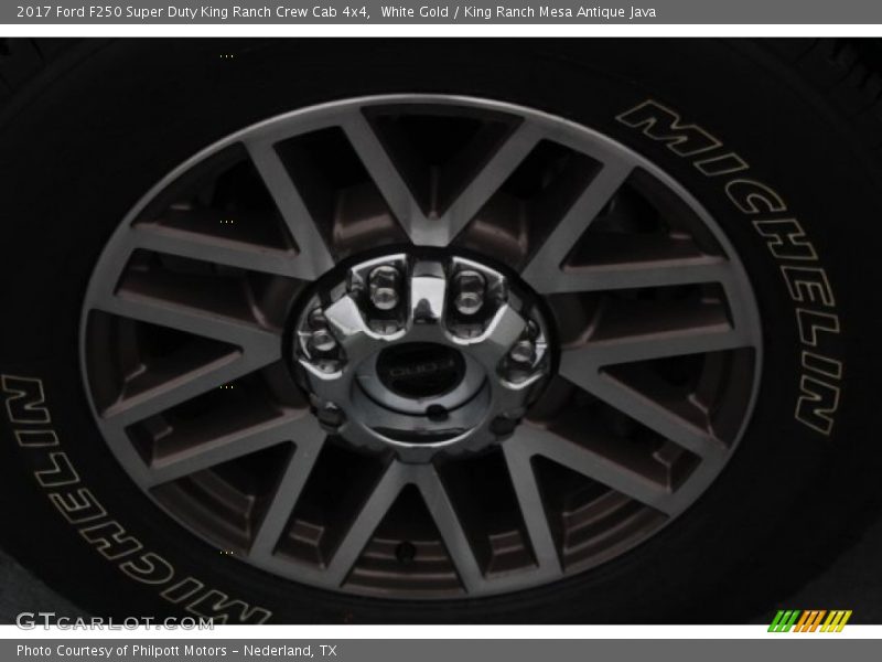 White Gold / King Ranch Mesa Antique Java 2017 Ford F250 Super Duty King Ranch Crew Cab 4x4
