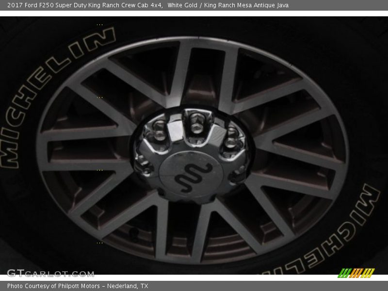 White Gold / King Ranch Mesa Antique Java 2017 Ford F250 Super Duty King Ranch Crew Cab 4x4