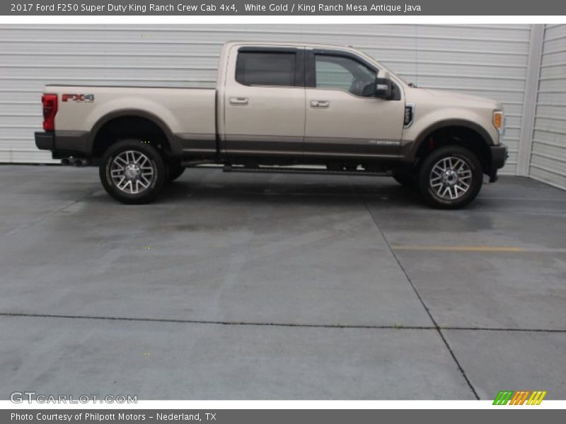 White Gold / King Ranch Mesa Antique Java 2017 Ford F250 Super Duty King Ranch Crew Cab 4x4