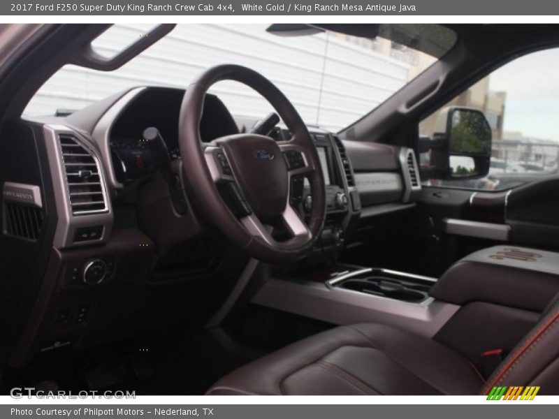 White Gold / King Ranch Mesa Antique Java 2017 Ford F250 Super Duty King Ranch Crew Cab 4x4