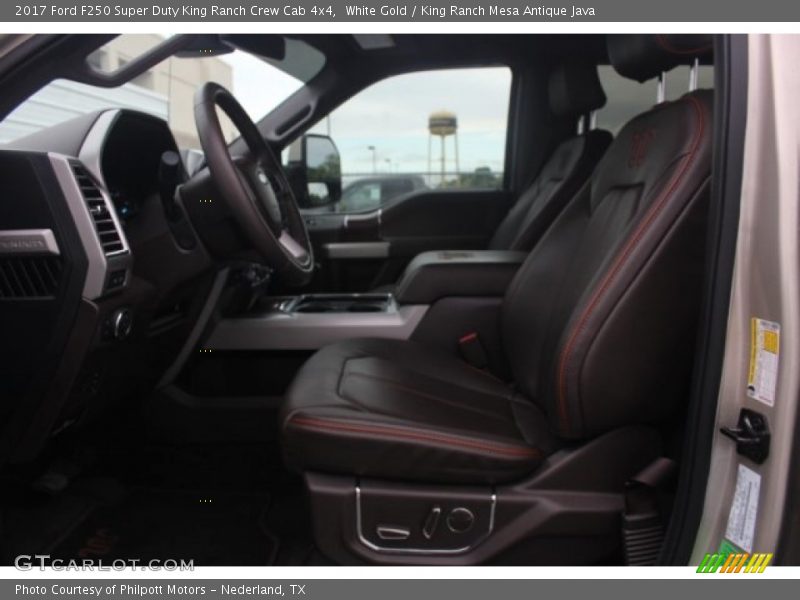 White Gold / King Ranch Mesa Antique Java 2017 Ford F250 Super Duty King Ranch Crew Cab 4x4