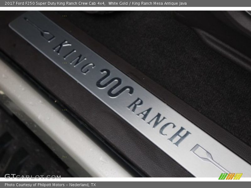 White Gold / King Ranch Mesa Antique Java 2017 Ford F250 Super Duty King Ranch Crew Cab 4x4
