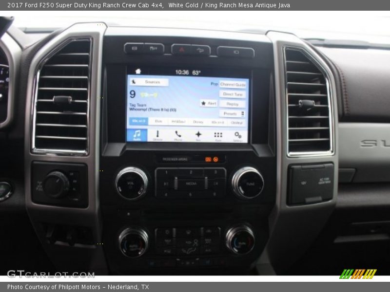 White Gold / King Ranch Mesa Antique Java 2017 Ford F250 Super Duty King Ranch Crew Cab 4x4
