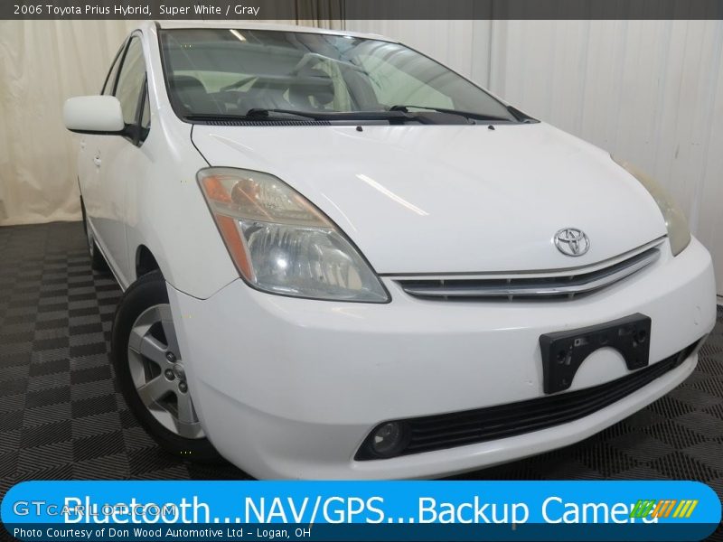 Super White / Gray 2006 Toyota Prius Hybrid