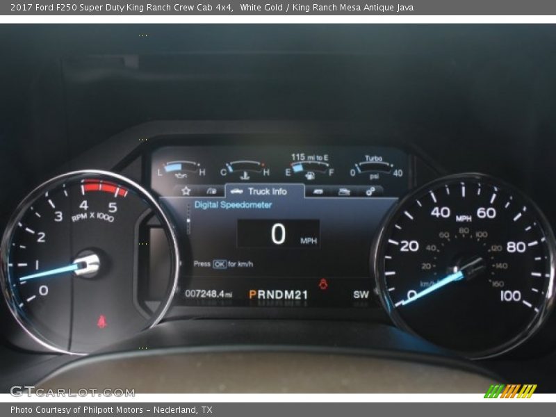 White Gold / King Ranch Mesa Antique Java 2017 Ford F250 Super Duty King Ranch Crew Cab 4x4