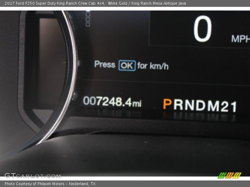 White Gold / King Ranch Mesa Antique Java 2017 Ford F250 Super Duty King Ranch Crew Cab 4x4
