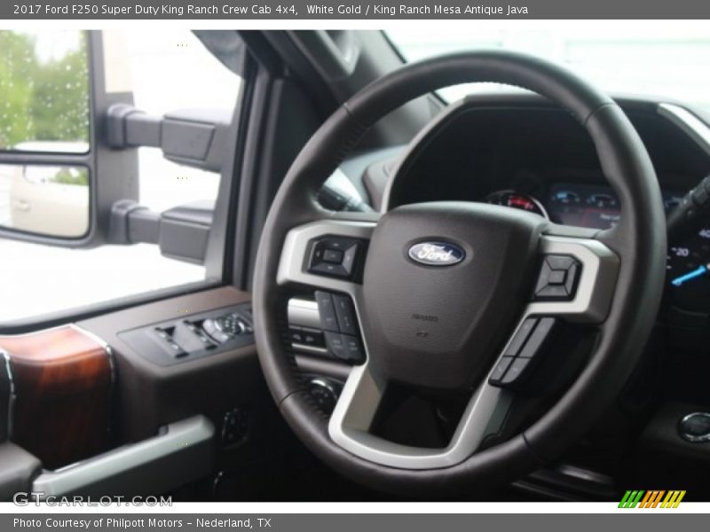White Gold / King Ranch Mesa Antique Java 2017 Ford F250 Super Duty King Ranch Crew Cab 4x4