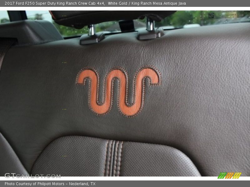 White Gold / King Ranch Mesa Antique Java 2017 Ford F250 Super Duty King Ranch Crew Cab 4x4