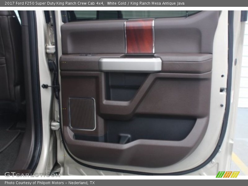 White Gold / King Ranch Mesa Antique Java 2017 Ford F250 Super Duty King Ranch Crew Cab 4x4