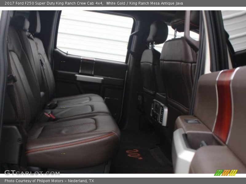 White Gold / King Ranch Mesa Antique Java 2017 Ford F250 Super Duty King Ranch Crew Cab 4x4