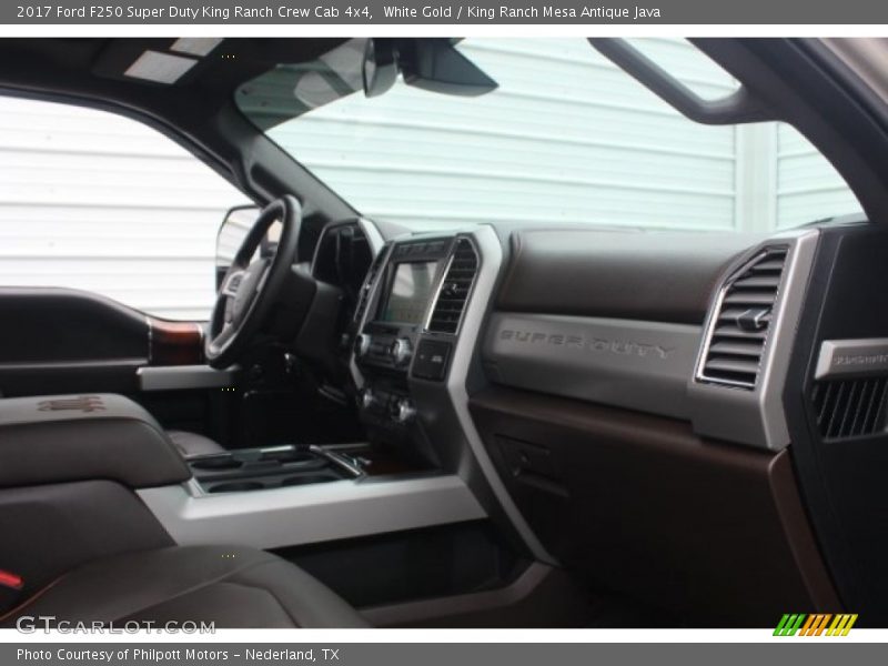 White Gold / King Ranch Mesa Antique Java 2017 Ford F250 Super Duty King Ranch Crew Cab 4x4