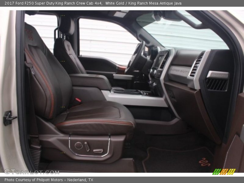 White Gold / King Ranch Mesa Antique Java 2017 Ford F250 Super Duty King Ranch Crew Cab 4x4