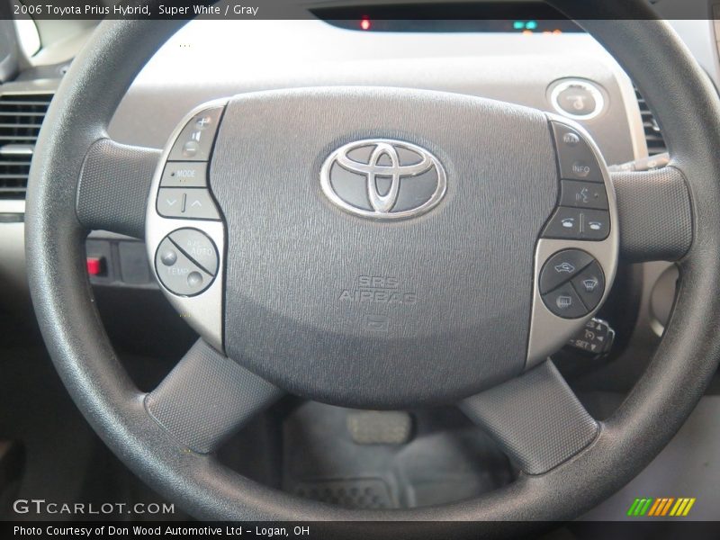Super White / Gray 2006 Toyota Prius Hybrid