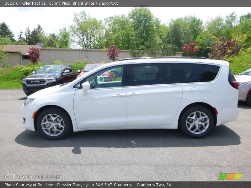 Bright White / Black/Alloy 2018 Chrysler Pacifica Touring Plus
