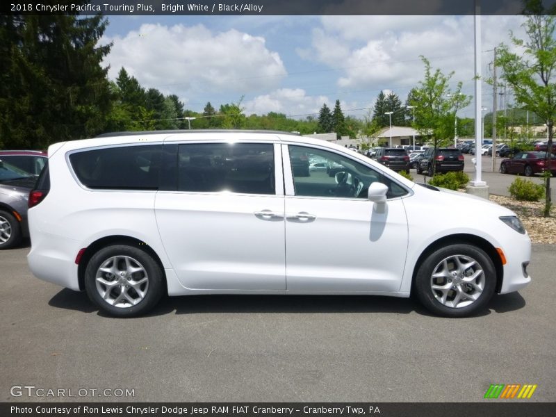 Bright White / Black/Alloy 2018 Chrysler Pacifica Touring Plus