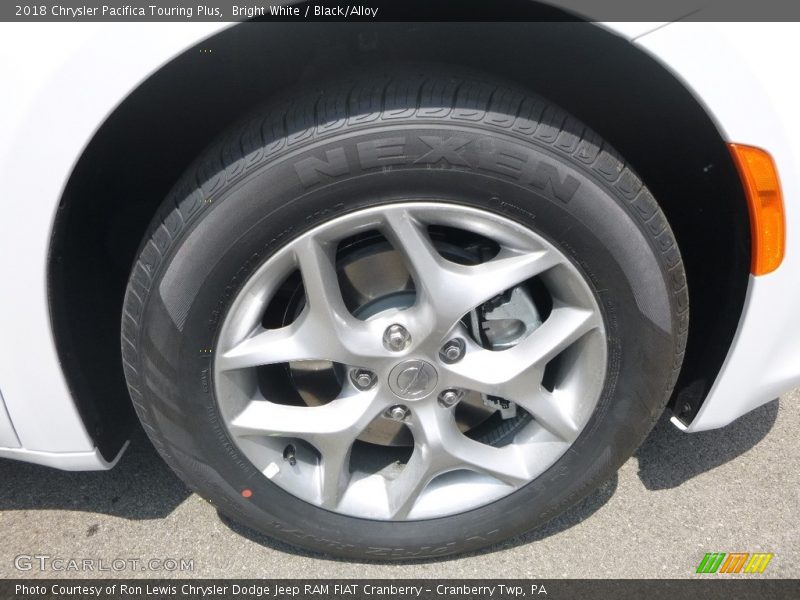 Bright White / Black/Alloy 2018 Chrysler Pacifica Touring Plus