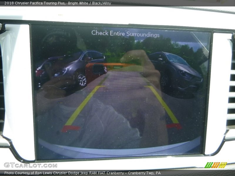 Bright White / Black/Alloy 2018 Chrysler Pacifica Touring Plus