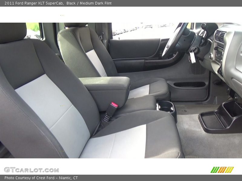 Black / Medium Dark Flint 2011 Ford Ranger XLT SuperCab