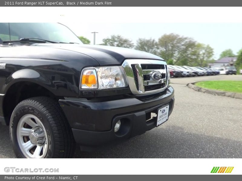 Black / Medium Dark Flint 2011 Ford Ranger XLT SuperCab