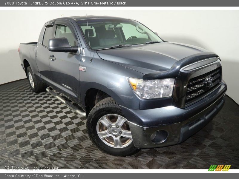 Slate Gray Metallic / Black 2008 Toyota Tundra SR5 Double Cab 4x4