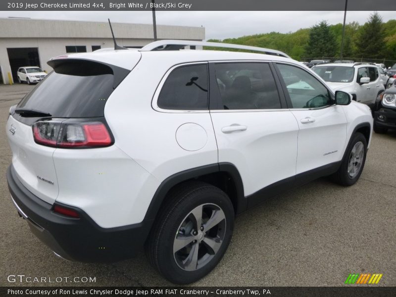 Bright White / Black/Ski Grey 2019 Jeep Cherokee Limited 4x4