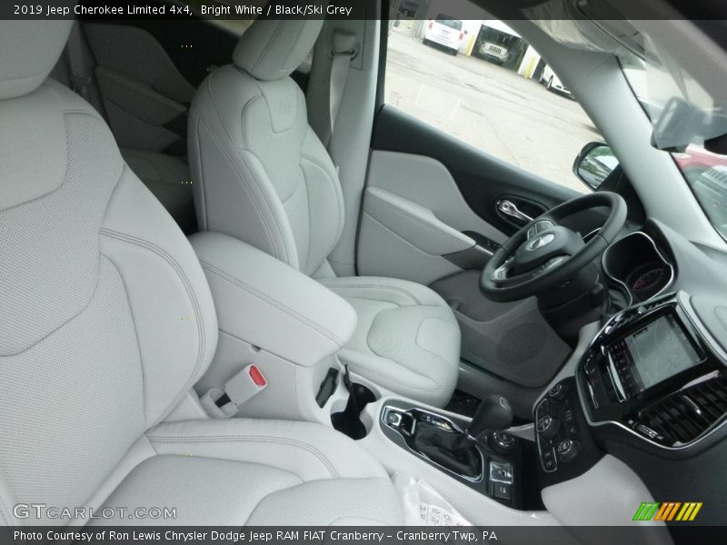 Bright White / Black/Ski Grey 2019 Jeep Cherokee Limited 4x4
