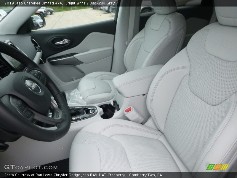 Bright White / Black/Ski Grey 2019 Jeep Cherokee Limited 4x4