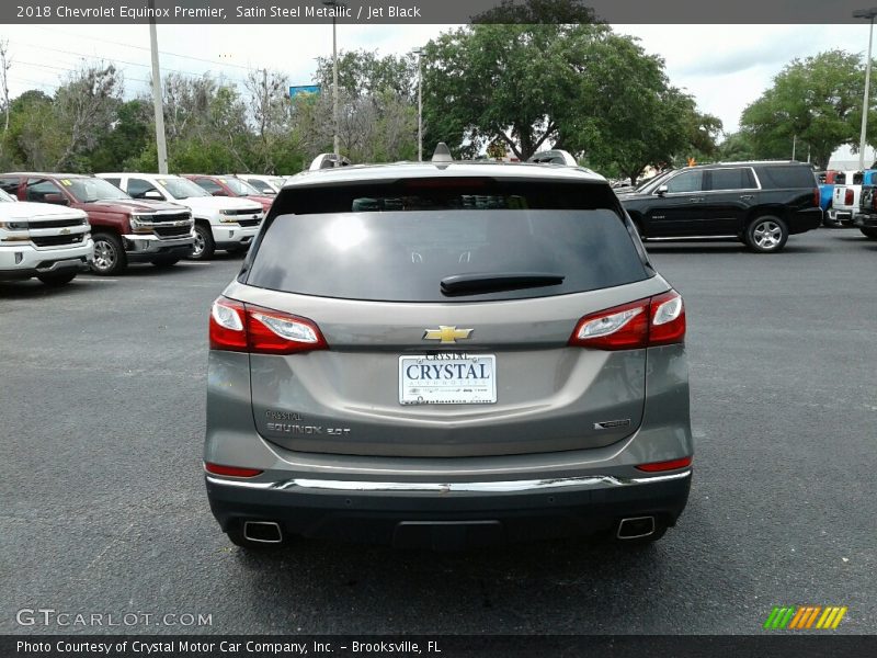 Satin Steel Metallic / Jet Black 2018 Chevrolet Equinox Premier