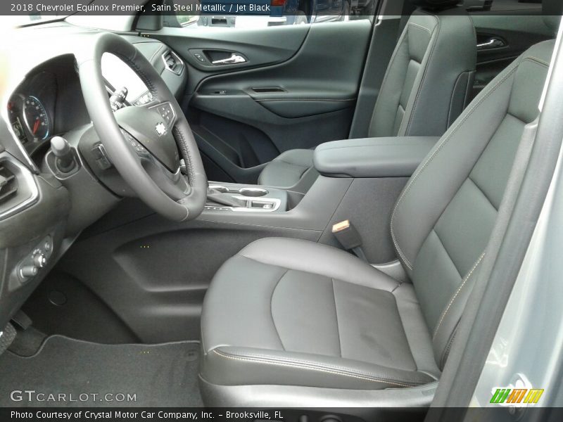 Satin Steel Metallic / Jet Black 2018 Chevrolet Equinox Premier