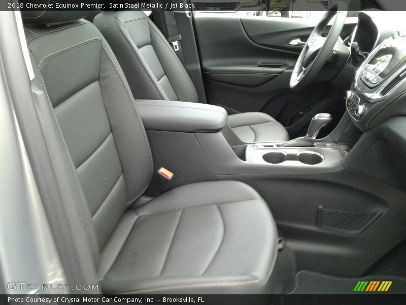 Satin Steel Metallic / Jet Black 2018 Chevrolet Equinox Premier