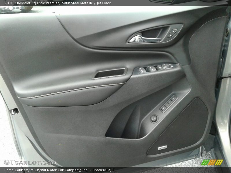 Satin Steel Metallic / Jet Black 2018 Chevrolet Equinox Premier