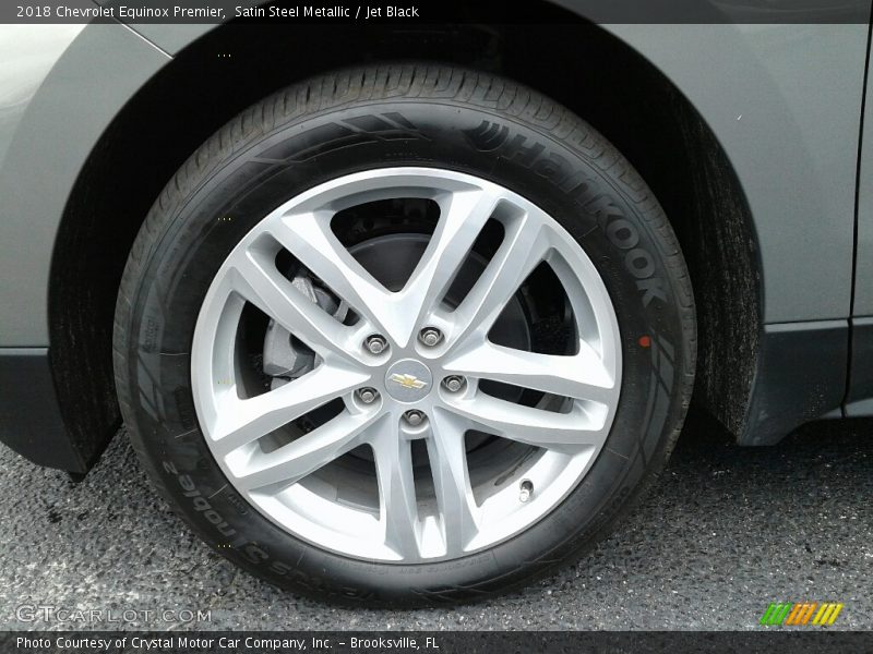 Satin Steel Metallic / Jet Black 2018 Chevrolet Equinox Premier