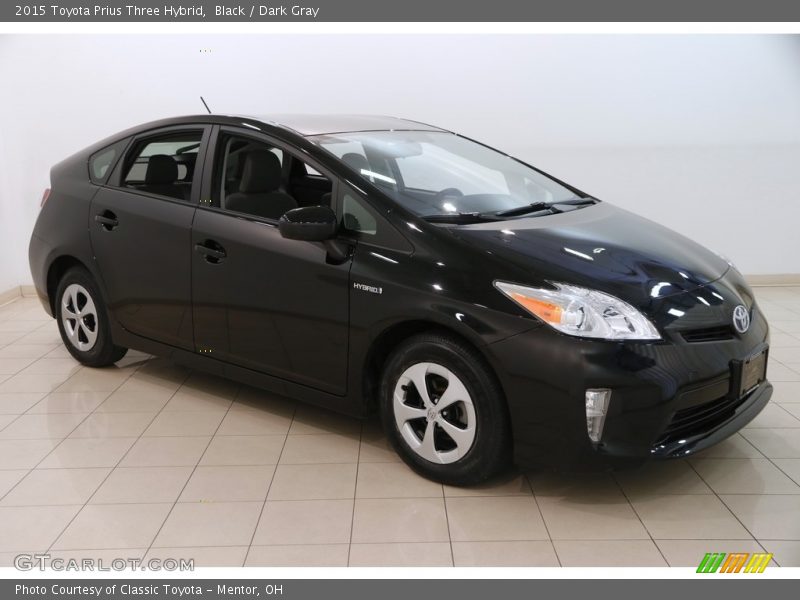 Black / Dark Gray 2015 Toyota Prius Three Hybrid