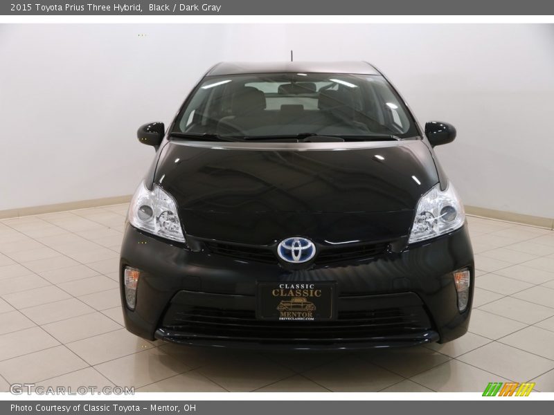 Black / Dark Gray 2015 Toyota Prius Three Hybrid