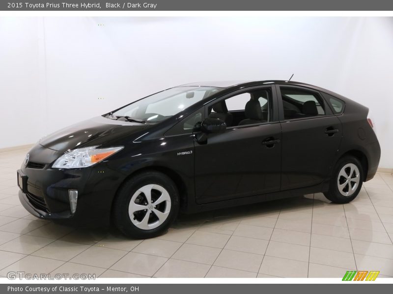 Black / Dark Gray 2015 Toyota Prius Three Hybrid