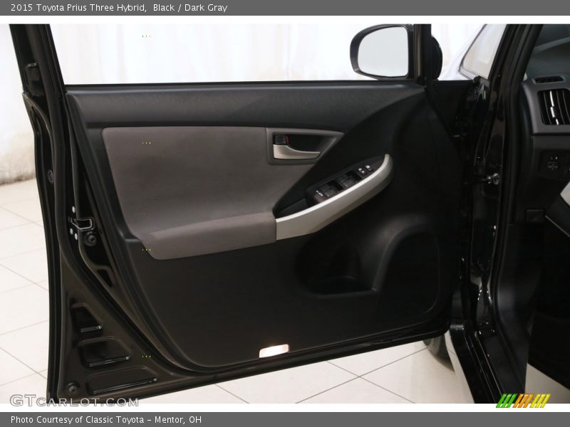 Black / Dark Gray 2015 Toyota Prius Three Hybrid