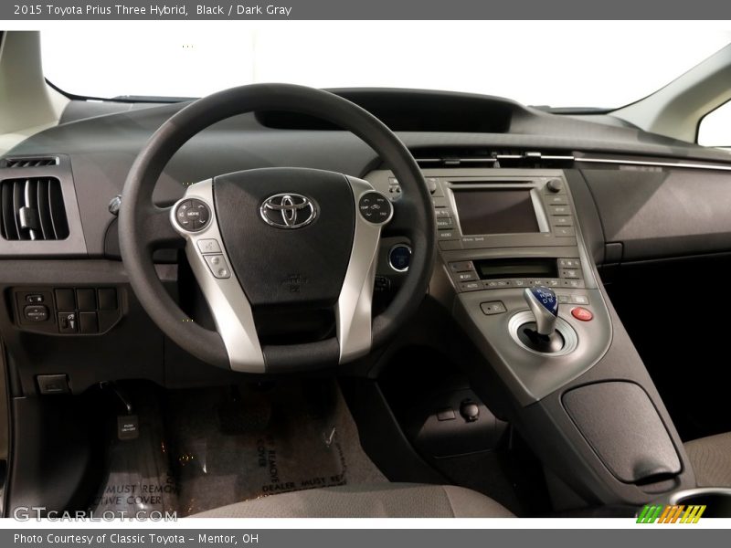 Black / Dark Gray 2015 Toyota Prius Three Hybrid