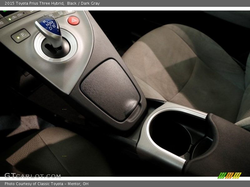 Black / Dark Gray 2015 Toyota Prius Three Hybrid