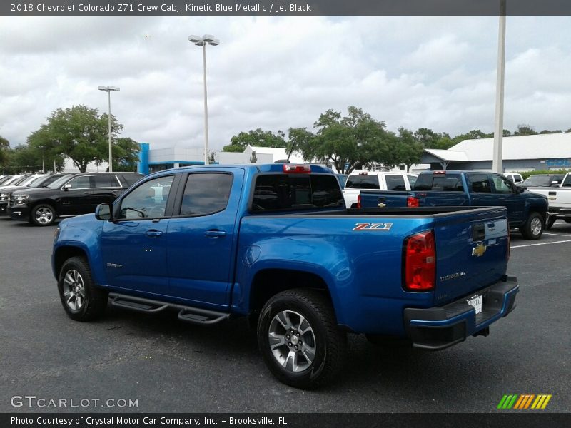 Kinetic Blue Metallic / Jet Black 2018 Chevrolet Colorado Z71 Crew Cab