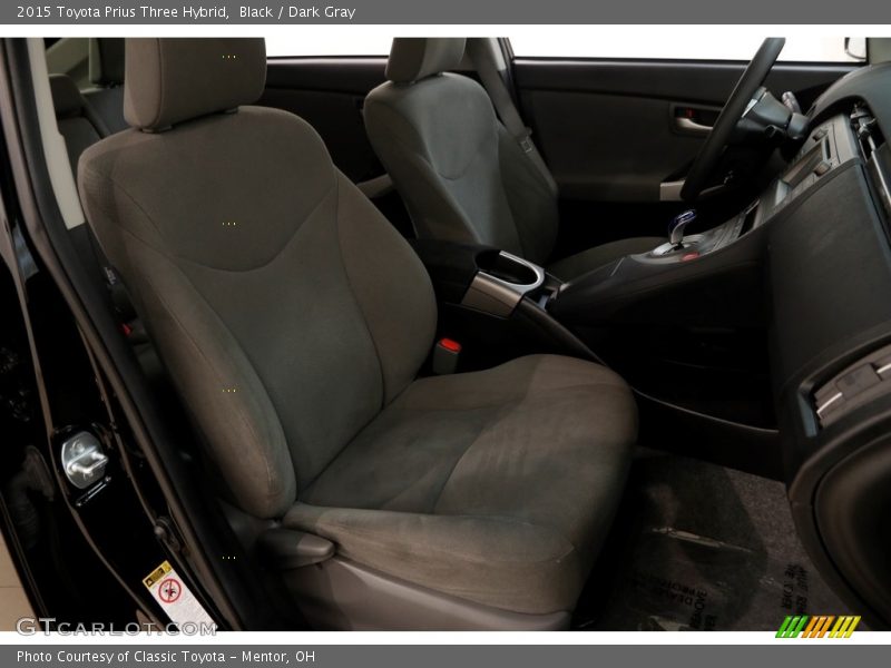 Black / Dark Gray 2015 Toyota Prius Three Hybrid
