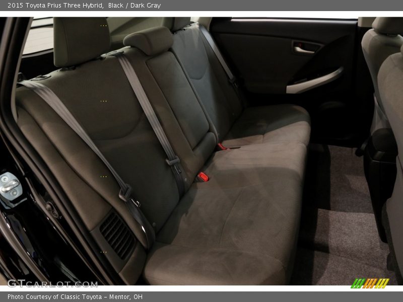 Black / Dark Gray 2015 Toyota Prius Three Hybrid