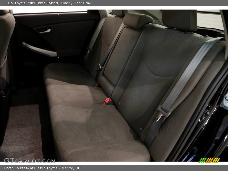Black / Dark Gray 2015 Toyota Prius Three Hybrid