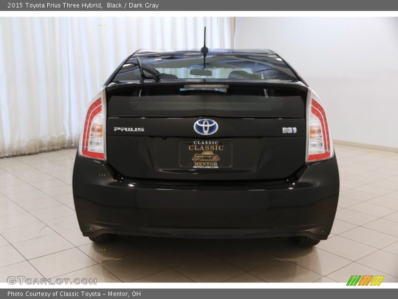 Black / Dark Gray 2015 Toyota Prius Three Hybrid