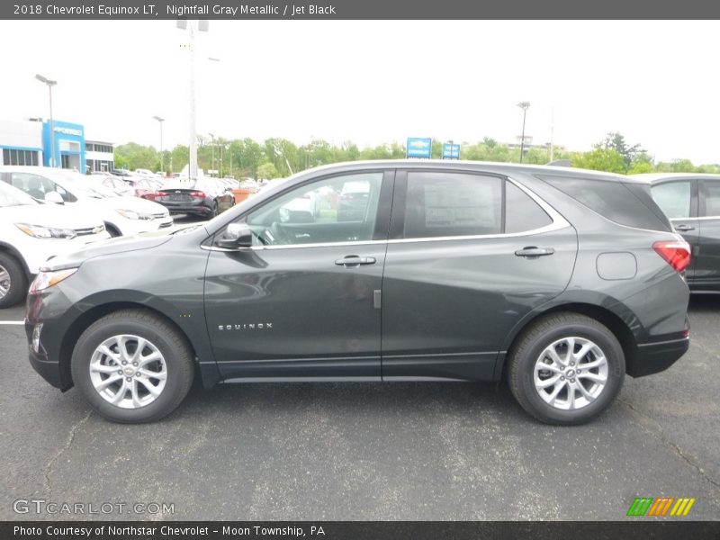 Nightfall Gray Metallic / Jet Black 2018 Chevrolet Equinox LT